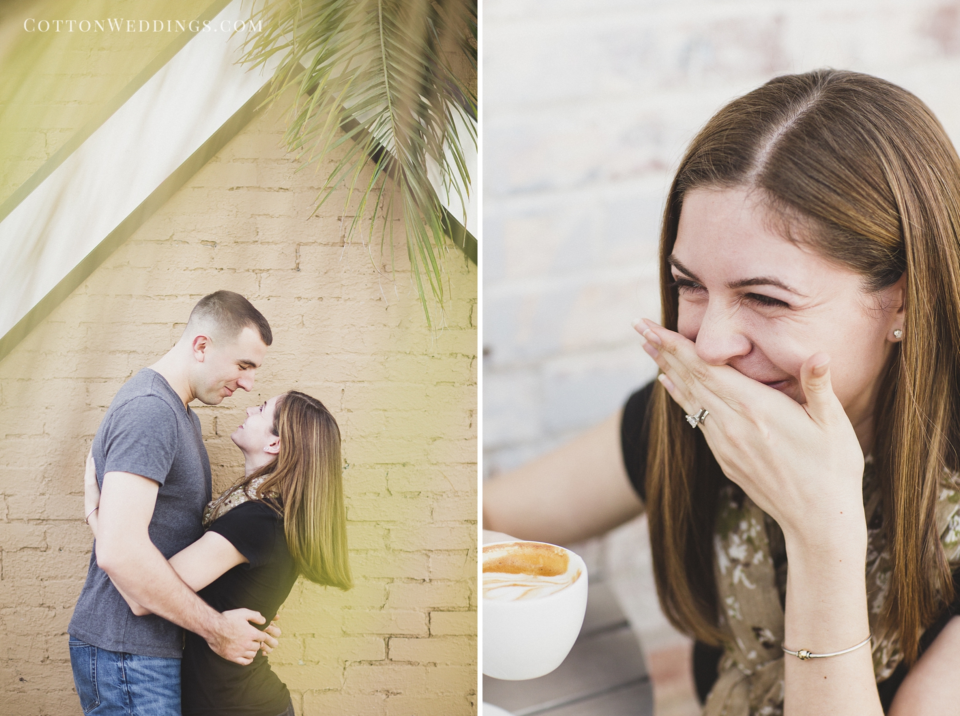 Houston Coffee Date Engagement Photography-25