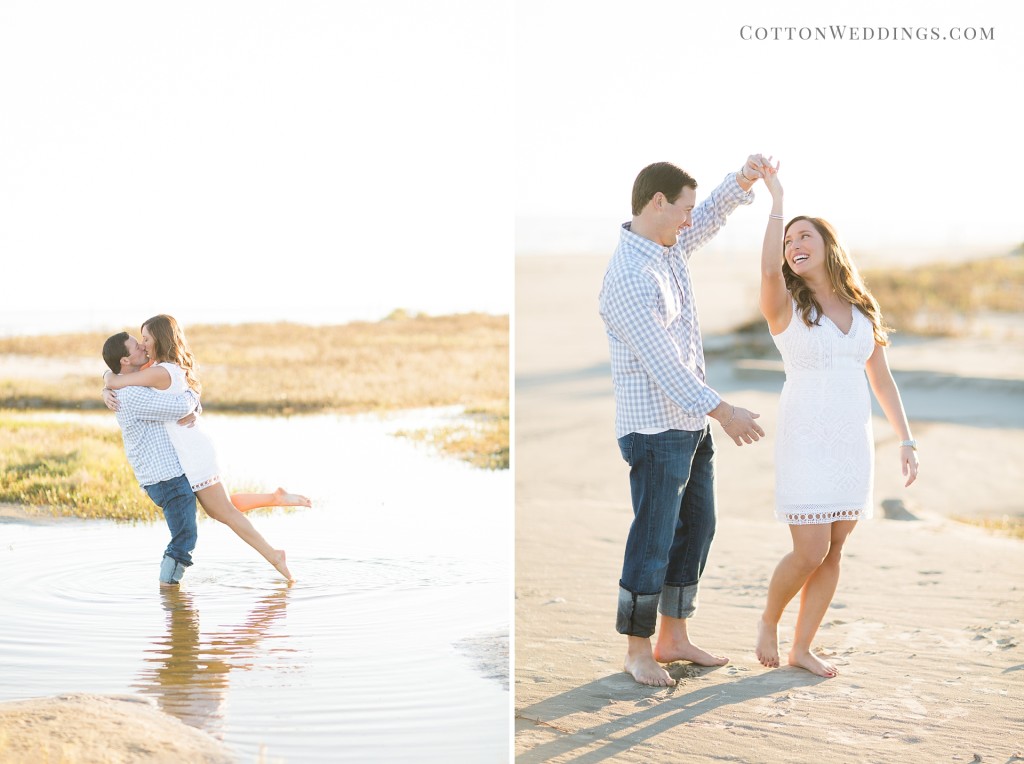 Galveston Engagement Photography - Cotton Weddings