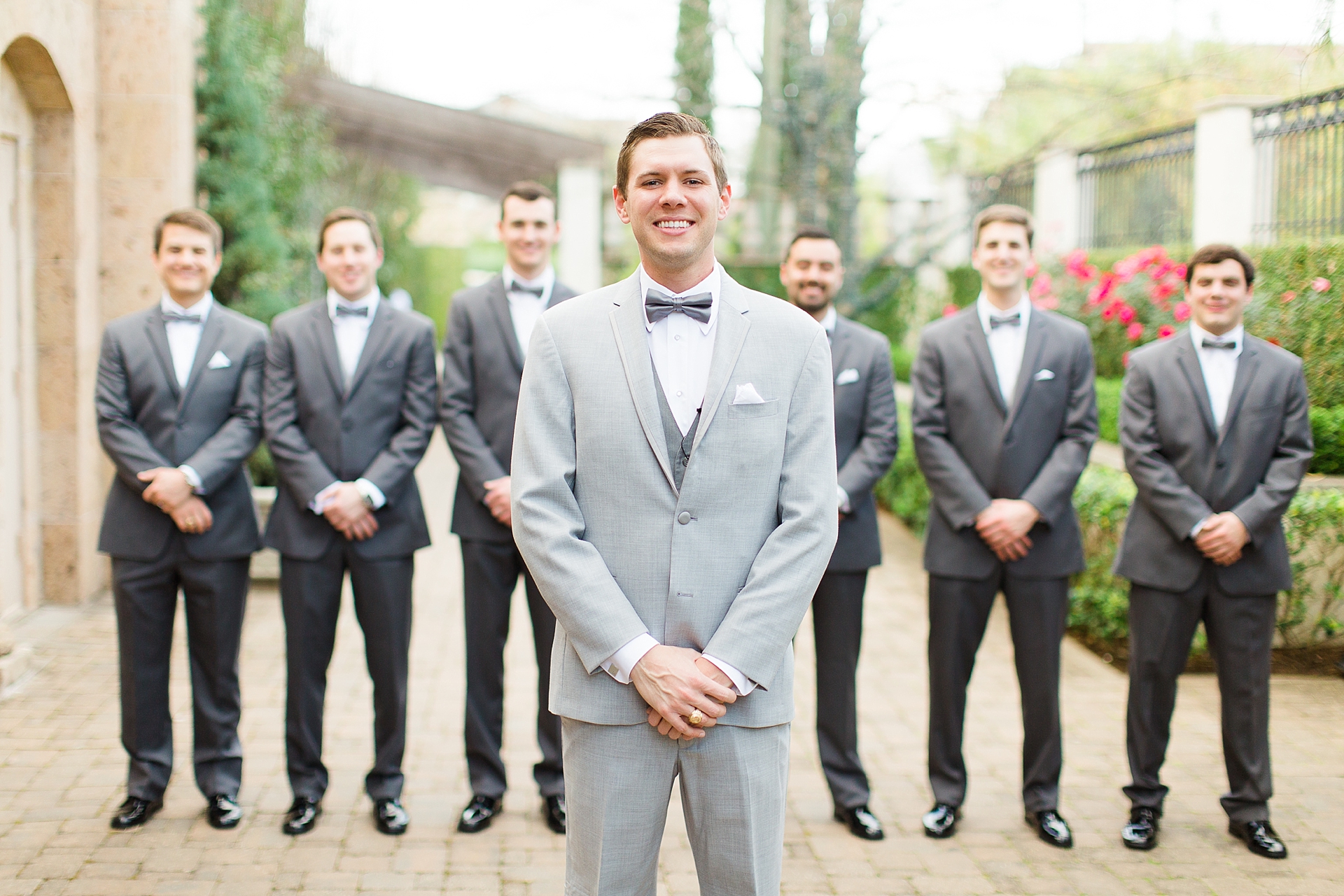 groom with groomsmen