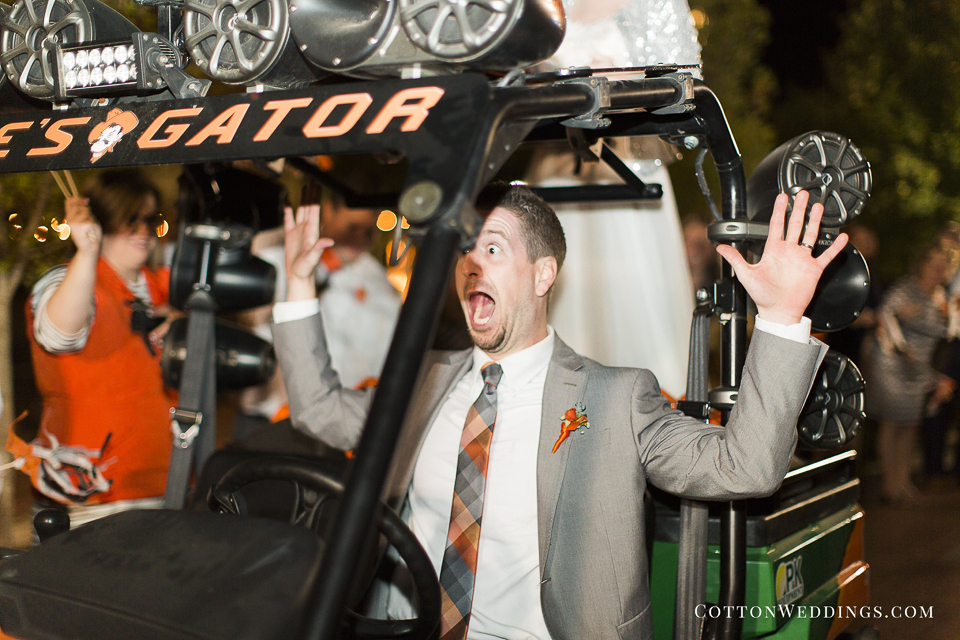 groom funny exit golf cart