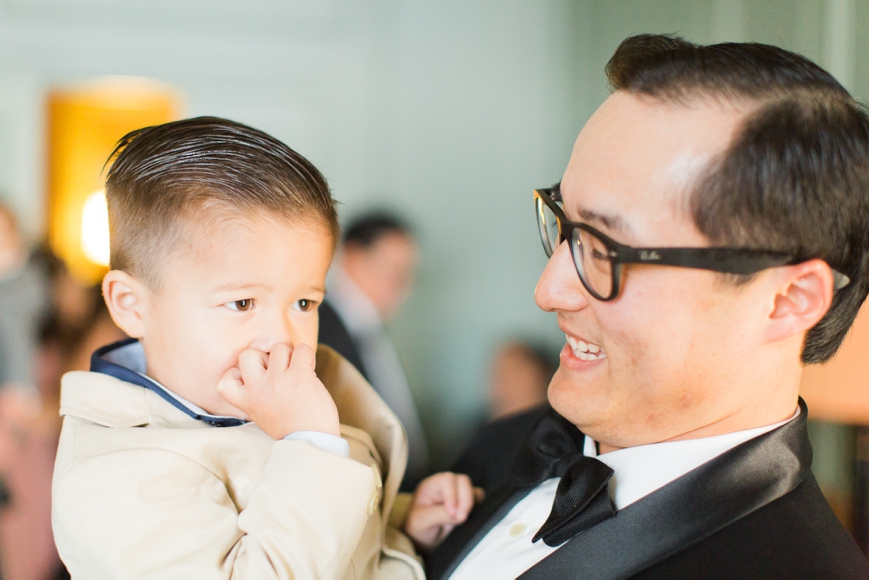 groom with baby