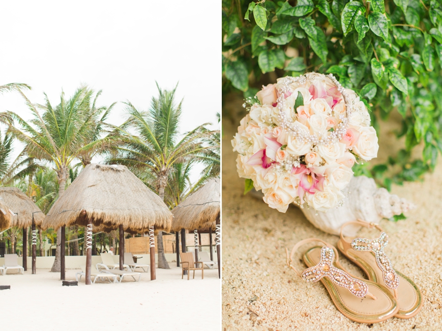 destination beach wedding details
