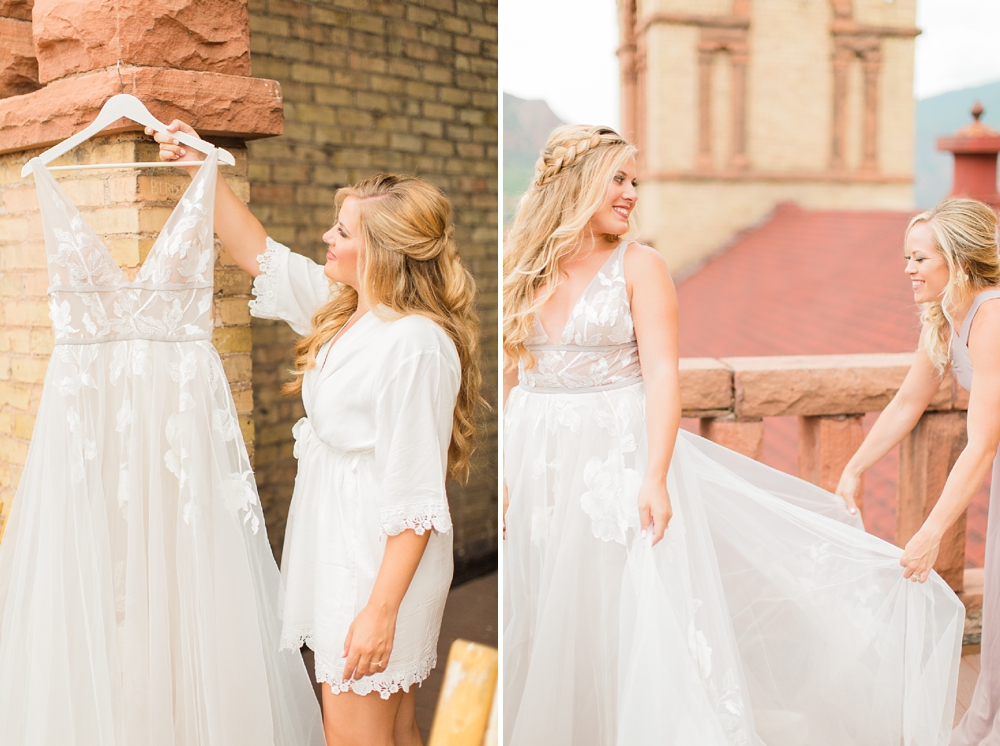 BHLDN Wedding Dress Colorado