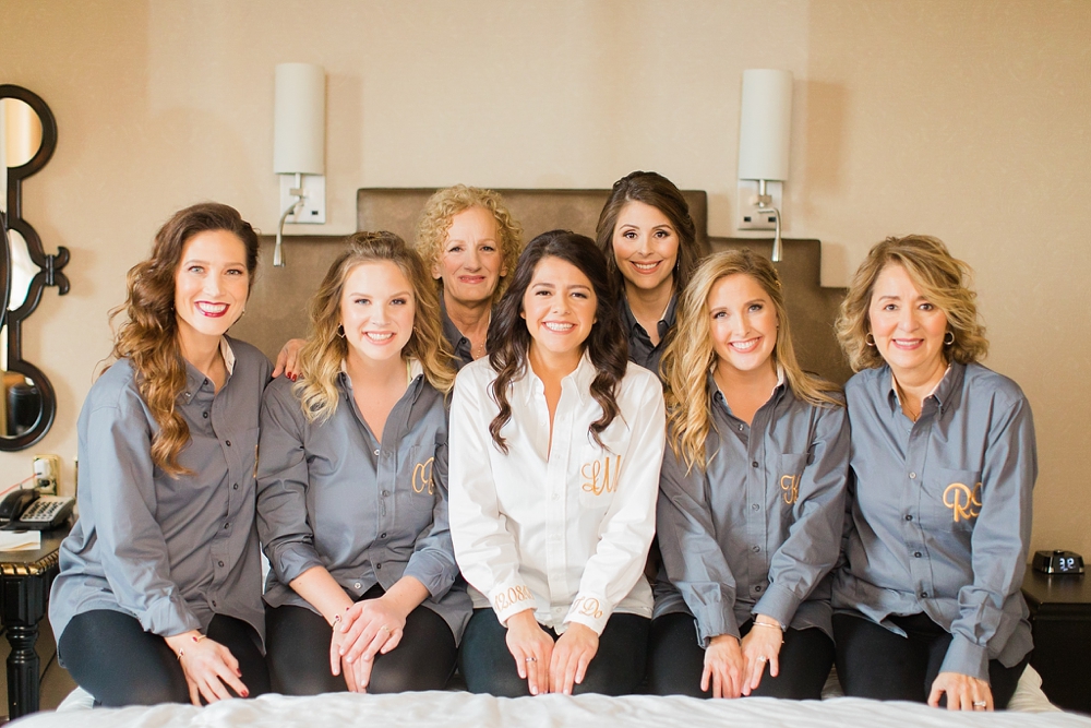 The Corinthian Wedding Houston Bride and Bridesmaids by Cotton Collective