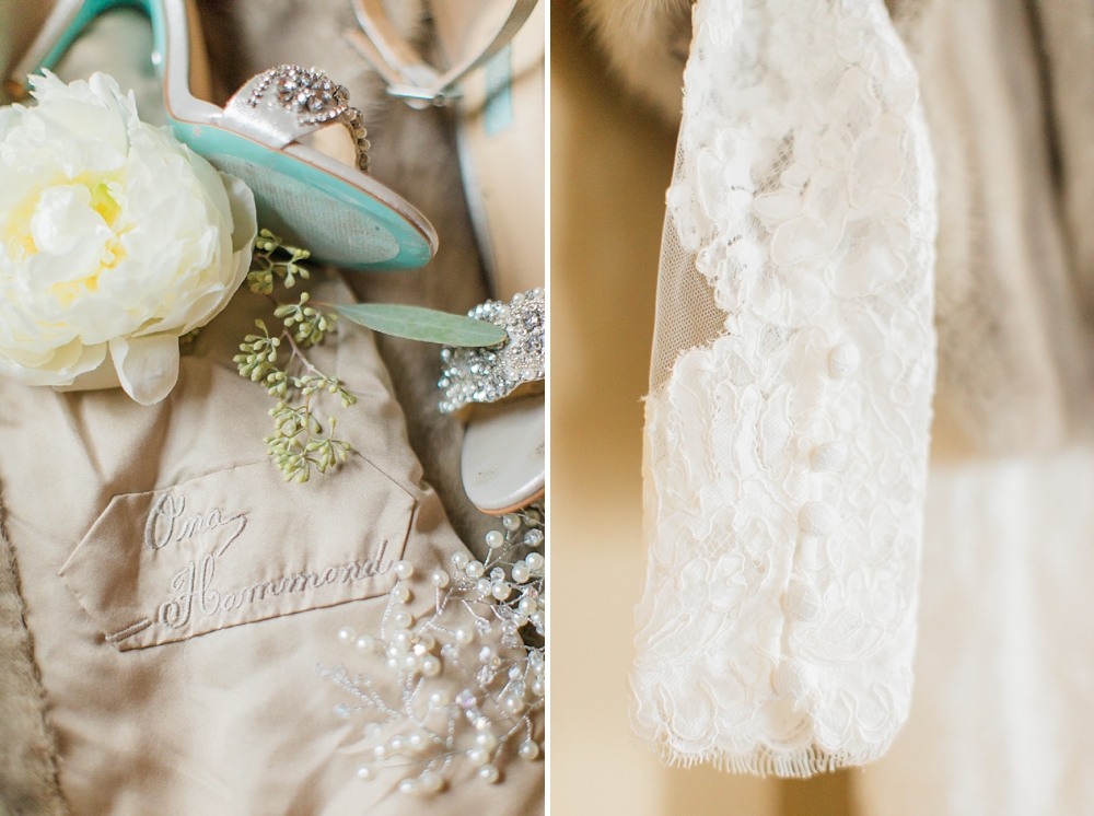 The Corinthian Wedding Bride Details by Cotton Collective