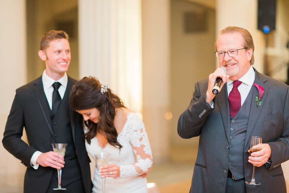 The Corinthian Wedding Toast by Bride Father