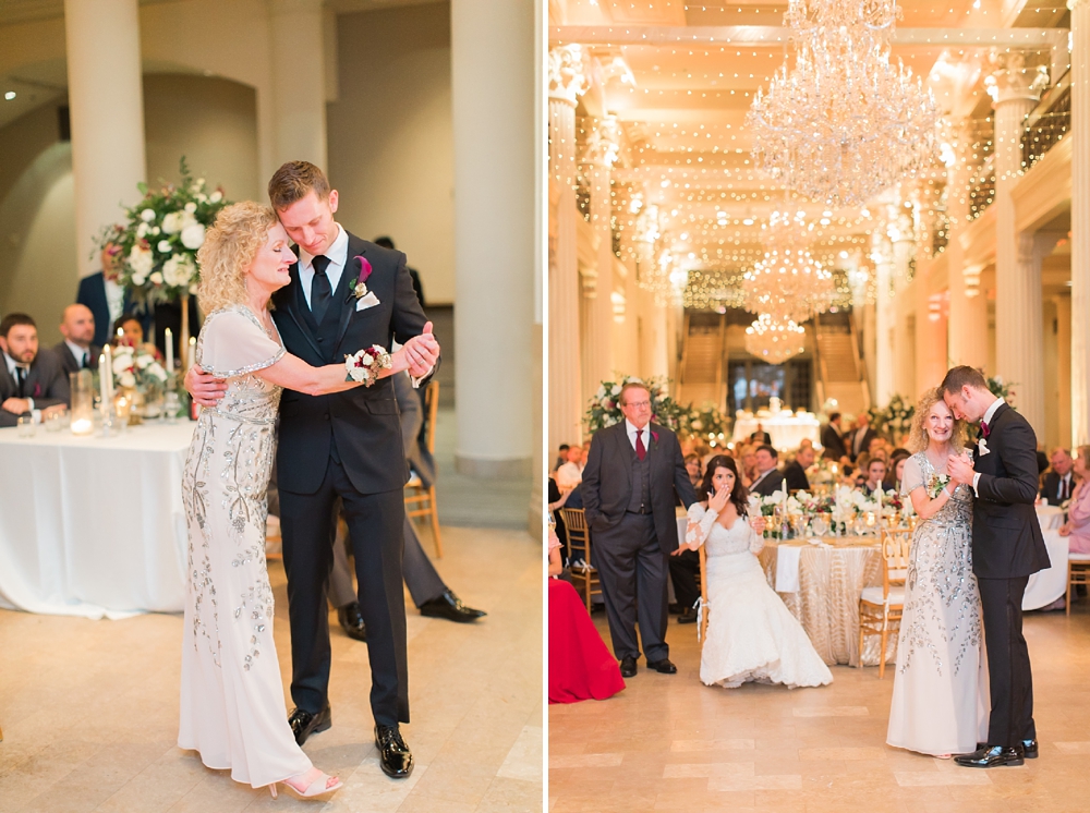 The Corinthian Wedding Mother and Son First Dance by Cotton Collective