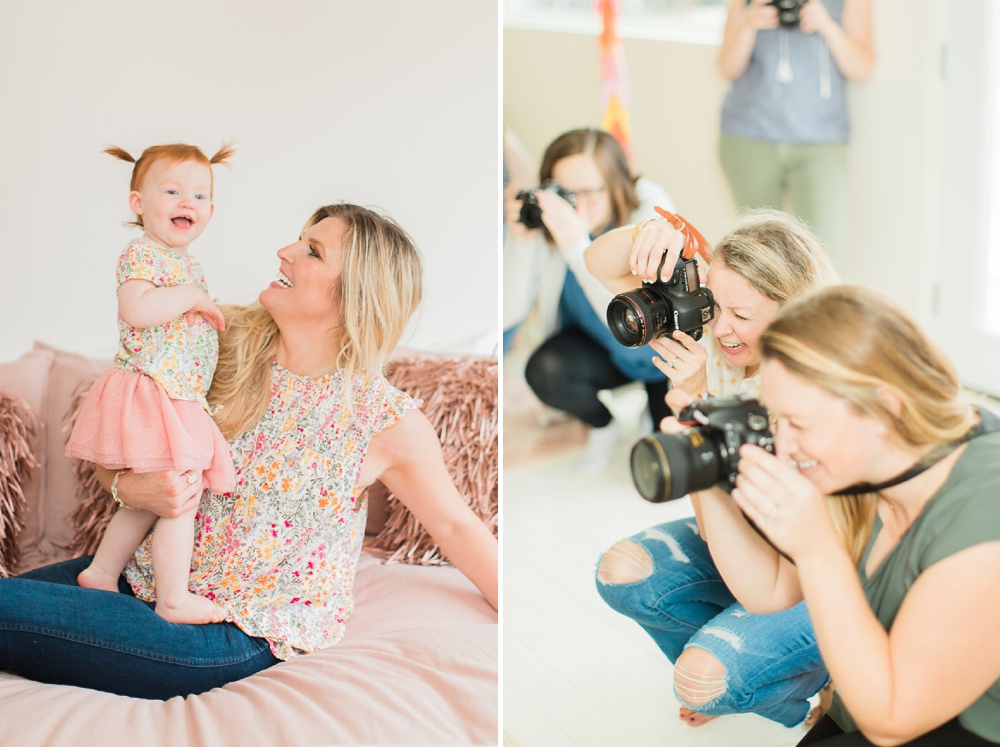 baby photoshoot behind scenes 