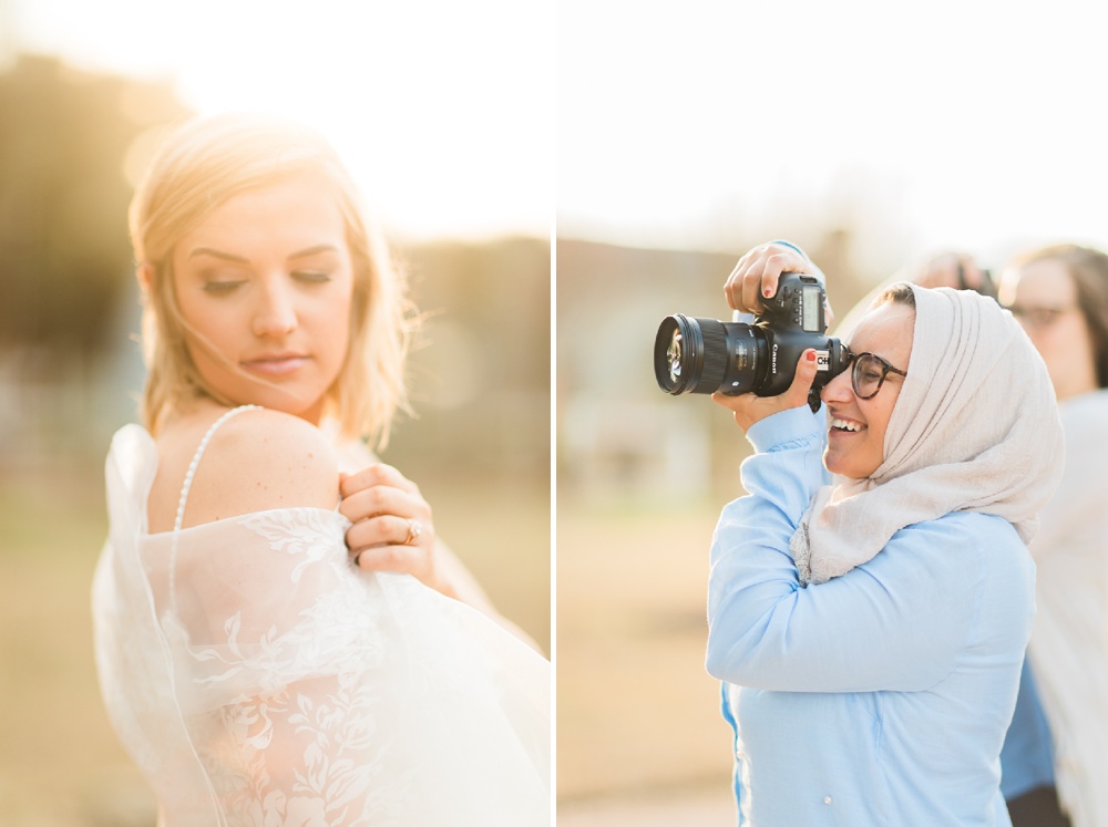 Behind Scenes of Wedding Photoshoot