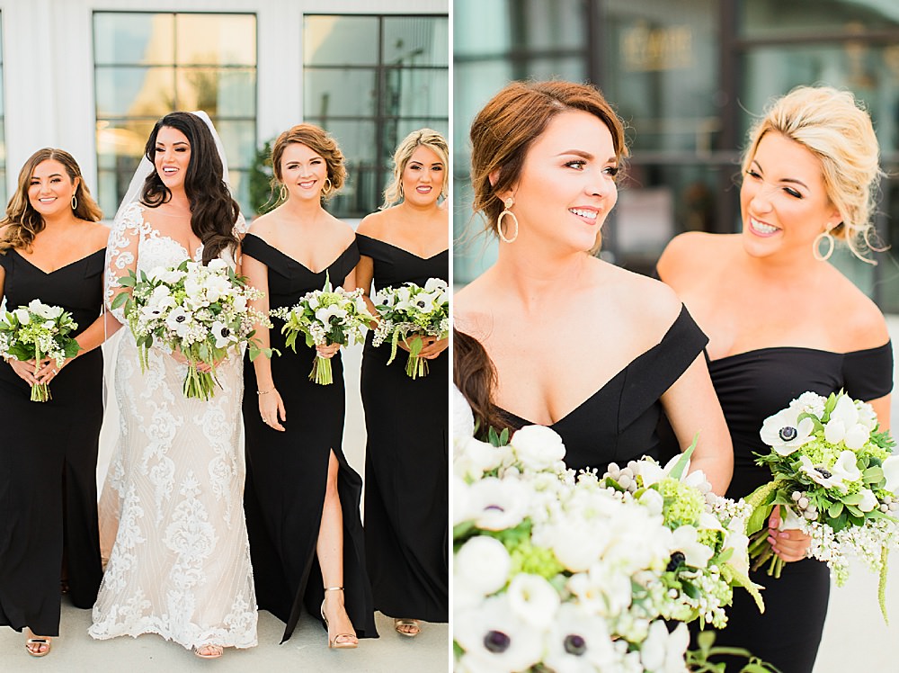bridal party at the revaire