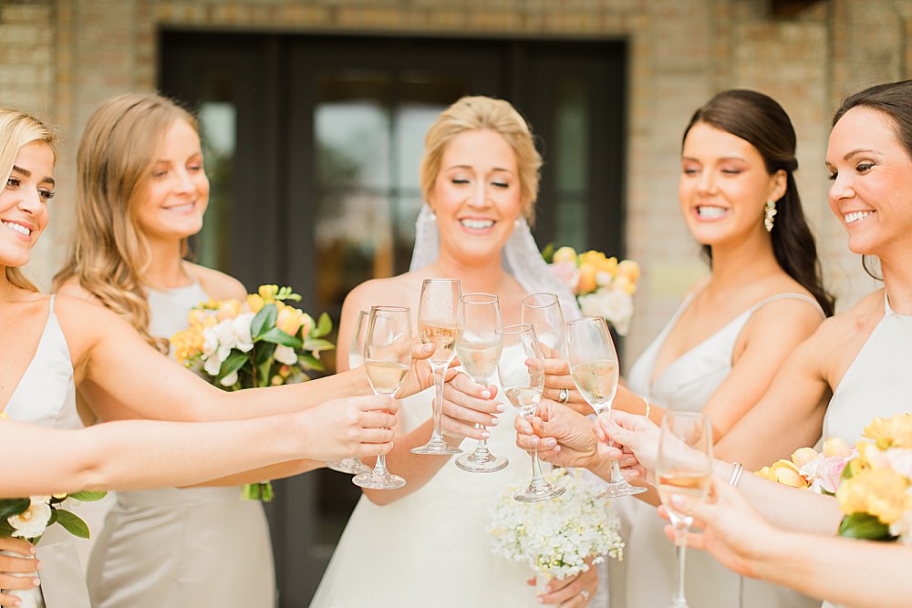 houston bride and bridesmaids