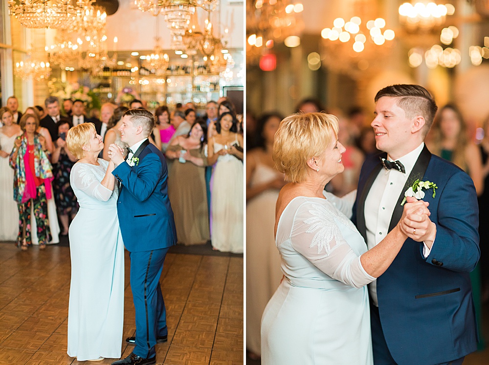 mother and groom first dance