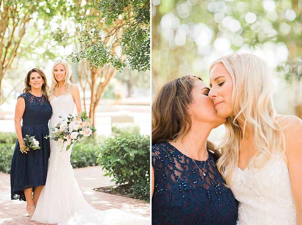 mother and bride portraits