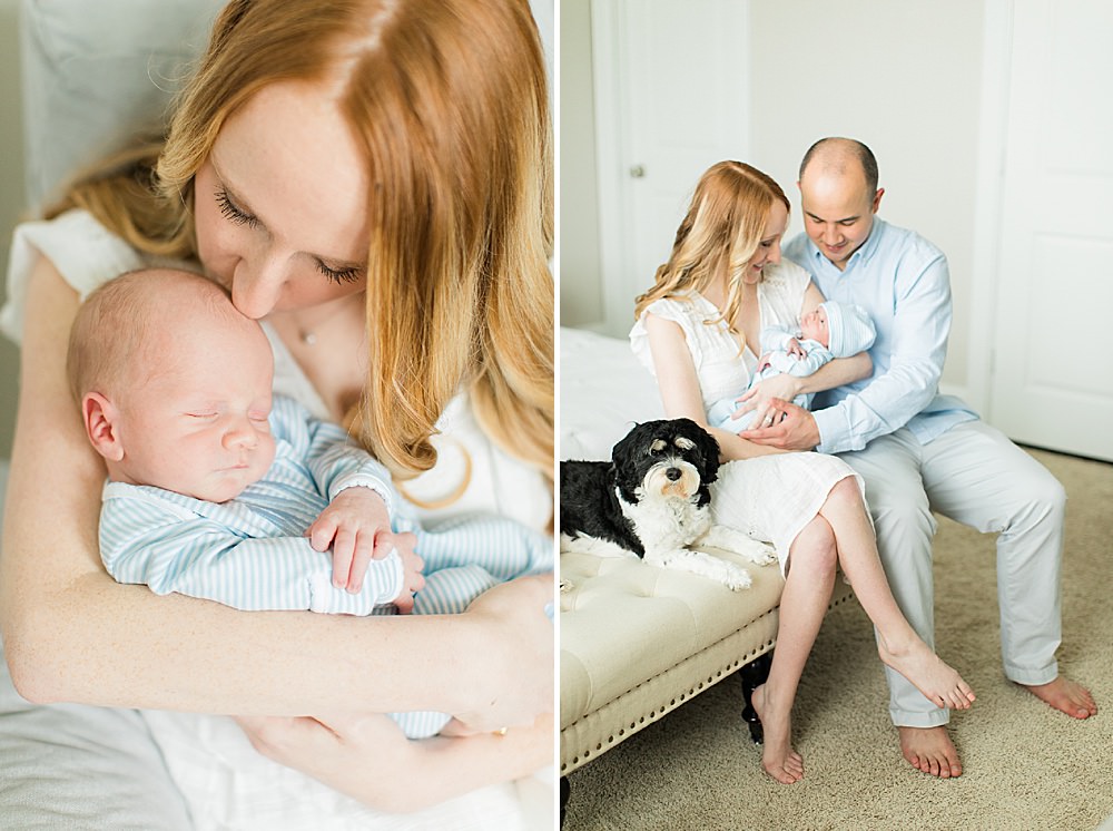 at home newborn photography