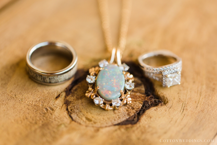 bridal jewelry opal necklace 