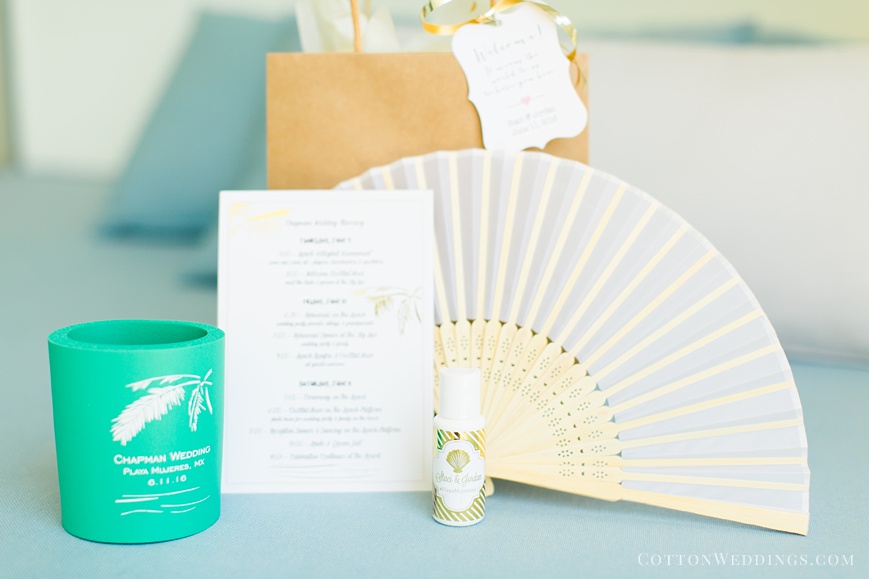 welcome package destination wedding cancun