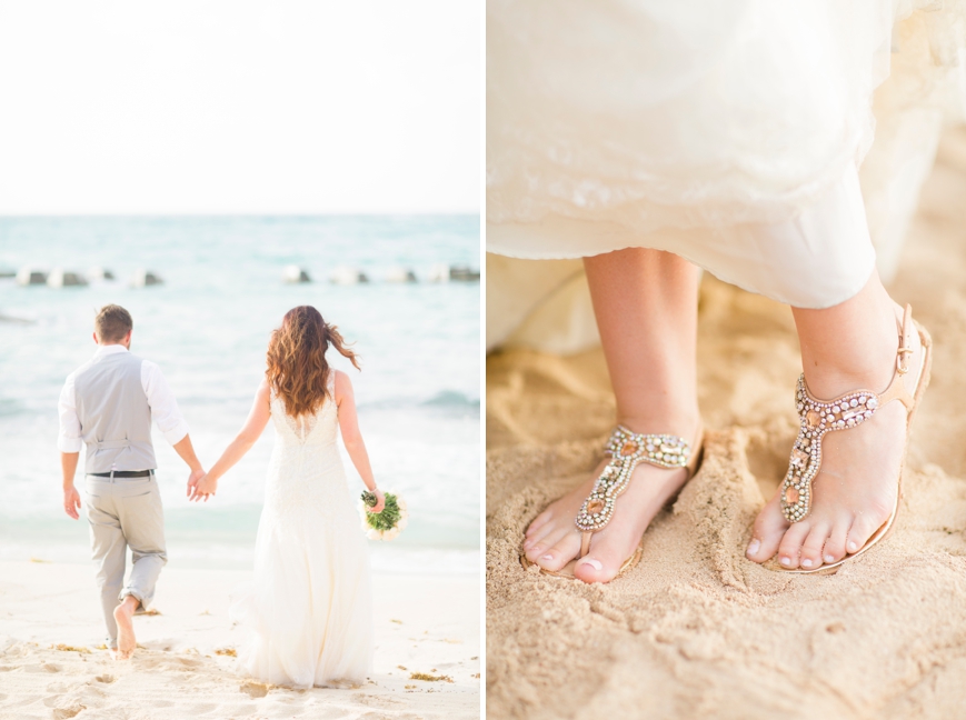 destination beach wedding sandals