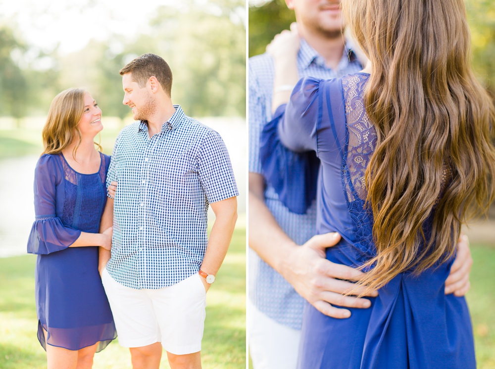 summery southern engagement session