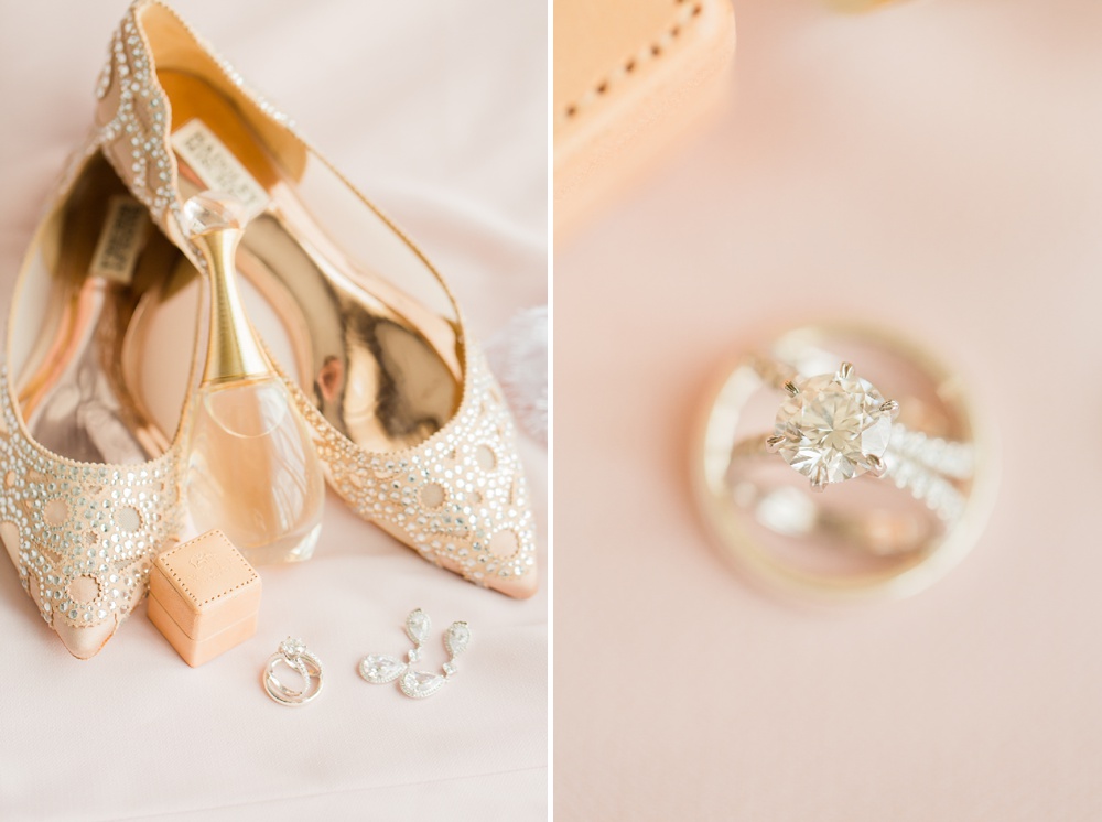 blush badgley mischka wedding shoes