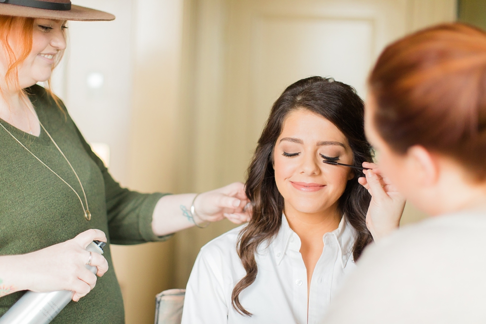 The Corinthian Wedding Houston Bride Makeup by Cotton Collective
