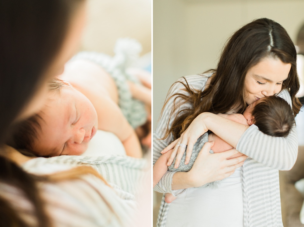 newborn and mother photography