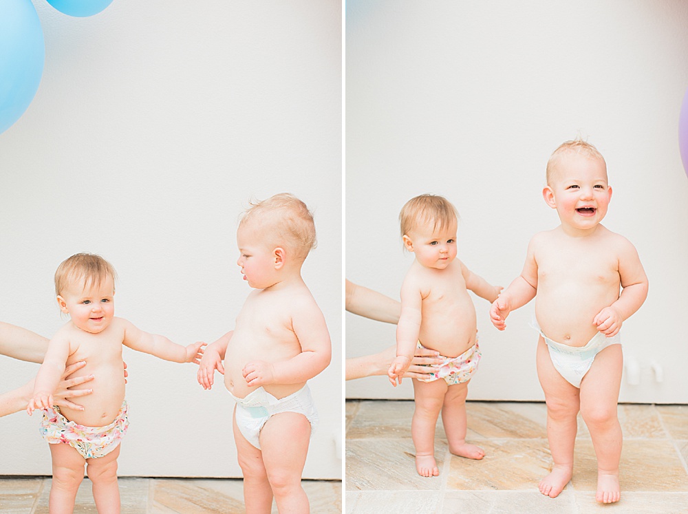 baby best friends photography